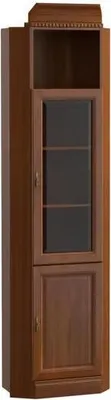 Produktbild von Eckvitrine Vitrinenschrank Glasdisplay Regalvitrine Schrankvitrine Glasschrank