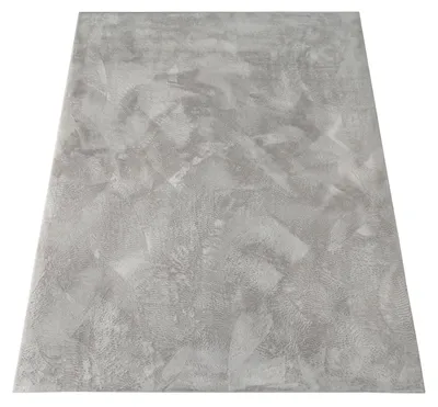 Produktbild von Teppich Wohnzimmer Kunstfell Shaggy Hochflor Waschbar In Waschmaschine Soft Uni Grau Grösse 200x290 cm