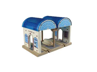Produktbild von Toys For Play drewniany zestaw kolejowy stacja główna, ma50955
