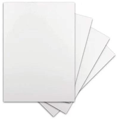 Zdjęcie produktu dla Papier kolorowy A5 biały 300 g/m² karton do majsterkowania 25 arkuszy