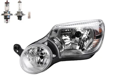 Produktbild von Johns, Scheinwerfer Halogen kompatibel zu Skoda Yeti 05/2009-09/2013 Links Leuchtmittel 5L1941017A 5L1941015A