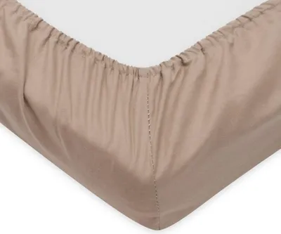 Produktbild von Baumwollbetttuch New Baby 120x60cm cappuccino