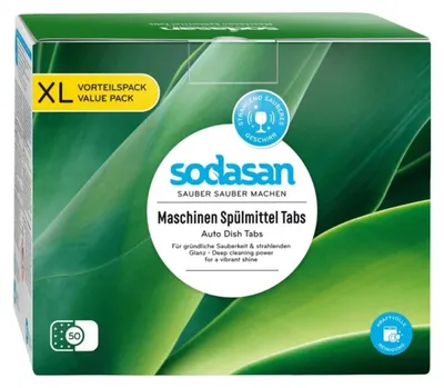 Produktbild von SODASAN Maschinenspülmittel Tabs XL 50 Stück Vorteilspackung