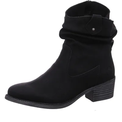 Produktbild von Rieker Damen Stiefelette Western Reißverschluss Cowboy Boots 73170, Größe:39 EU, Farbe:Schwarz
