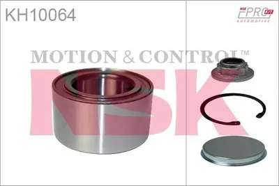 Produktbild von NSK Radlagersatz Hinten für OPEL Movano Kastenwagen (X70) 80mm KH10064