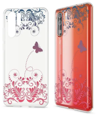 Produktbild von NALIA Hülle für Huawei P30 Pro, Motiv Handyhülle Slim Silikon Case Schutzhülle Butterfly