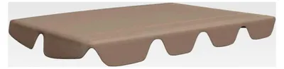 Produktbild von Ersatzdach für Hollywoodschaukel Taupe 188/168x145/110 cm