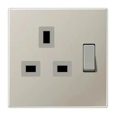 Immagine prodotto di Jung ES3171 Presa con interruttore 13 A 250 V ~ Acciaio inossidabile