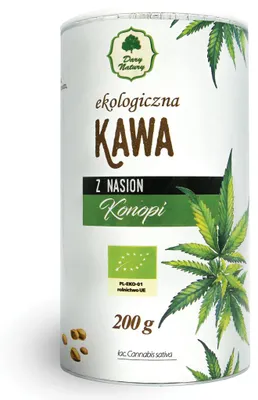 KAWA Z NASION KONOPI BIO 200 g - DARY NATURY