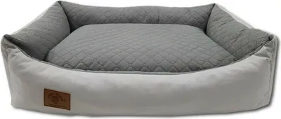 Produktbild von XL Hundebett Hundekissen Hundesofa Katzenbett 100x70 wasserdicht Grau
