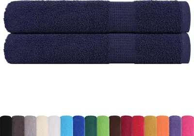 Immagine prodotto di Asciugamani per sauna FROGN 2 pezzi blu navy 80x200 cm 360 g/m²