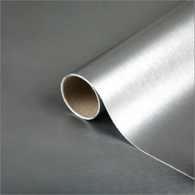 Image de Adhésif Décoratif Métal Platino Argent 67.5cmx2m - Dc-fix
