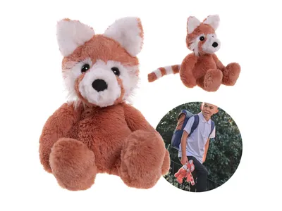 Obrázek produktu pro Charlie Bears Maskot, panda Ronnie, ze série Bear&Me, jedinečná plyšová hračka pro děti, 24 centimetrů