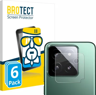 Produktbild von 6x BROTECT Schutzglas für Xiaomi 14 (NUR Kameraschutz) Schutzfolie Panzer Folie Glas Display Schutz klar