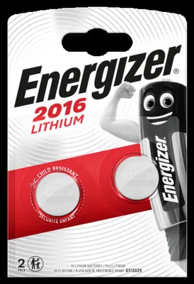 Produktbild von Batterie Energizer Lithium CR2016 - 2Stück