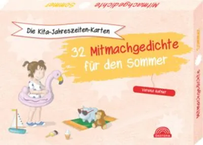 Obrázek produktu pro Die Kita-Jahreszeiten-Karten: 32 Mitmachgedichte für den Sommer