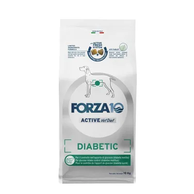 Produktbild von Forza10 Diabetic Active 10kg für Hunde Veterinärdiät