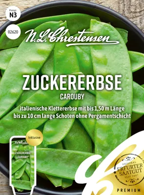 Produktbild von Zuckererbse Carouby | Zuckererbsensamen von N.L. Chrestensen