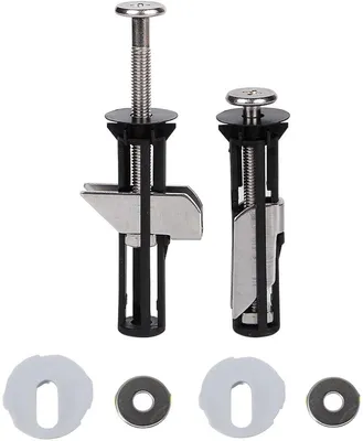 Produktbild von Befestigungsschrauben fš¹r Toilettensitz - WC Sitz Scharniere - Universal Befestigungsset fš¹r Toilettendeckel - Toilette Zubeh?r