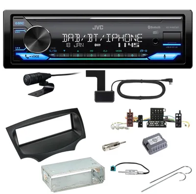 Produktbild von JVC KD-X482DBT Bluetooth Digitalradio USB Einbauset für Ford KA RU8
