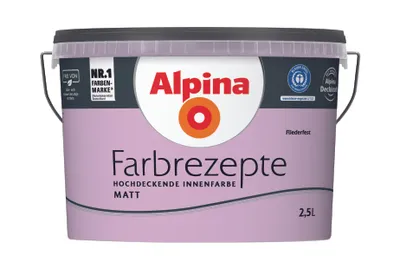 Produktbild von Alpina Farbrezepte Fliederfest matt 2,5 Liter