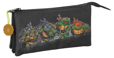 Zdjęcie produktu dla Safta Piórnik Potrójny Ninja Turtles - Oficjalny Produkt dla Fanów