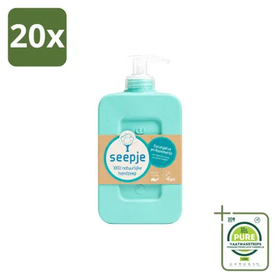 Obrázek produktu pro 20 kusů tekutého mýdla Seepje s vůní eukalyptu a rozmarínu - 300 ml - velká balení - 20 kusů