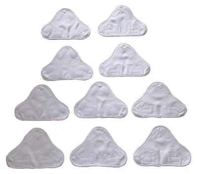 Produktbild von 10er-Pack Ersatzpads, kompatibel mit H2O Mop X5 Steamer