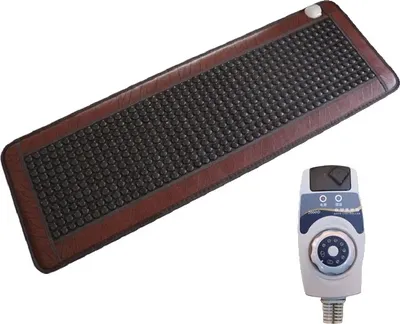 Zdjęcie produktu dla Elektrycznie podgrzewany materac do masażu, regulowana temperatura, turmalin, brązowy, 220V