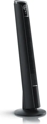 Produktbild von Brandson Turmventilator mit Fernbedienung 108 cm, Ventilator GS, Standventilator, Neigungswinkel 10°, zuschaltbare Oszillation, 3 Geschwindigkeiten, 4 Lüftungs-Modi, Schwarz