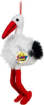 Produktbild von Plüschtier Storch, 27 cm, Stofftiere Kuscheltiere Störche Geburt Taufe Baby Adebar