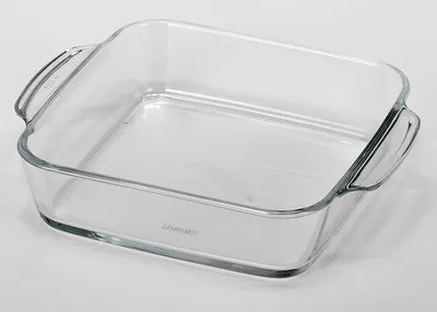 Produktbild von SIMAX 210-03005 Brat- und Backschale 1,6l quadratisch, 25,4 x 21 x 5,5 cm, klar (1 Stück)