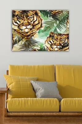 Produktbild von Wallity, 722741896- TCR2166, Bunt, Leinwandbilder, 50 x 70 cm, 100% Leinwand