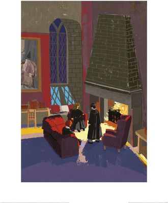Harry Potter - potlač "Spoločenská miestnosť" PM6103 (40 cm x 30 cm) (farebná)