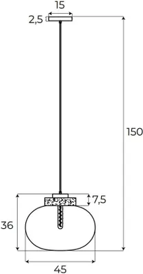 Obrázek produktu pro PREZZIO LED závěsné svítidlo 2866 MaxLight