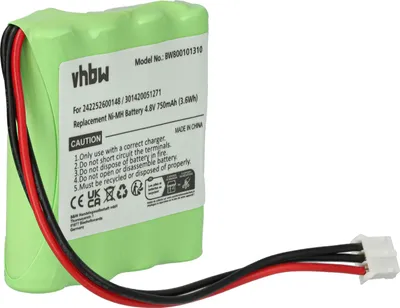 Produktbild von vhbw Akku kompatibel mit Philips Pronto RU950, TSU3500117, RU990, RU980, RU970, RU960 Fernbedienung Remote Control (750 mAh, 4,8 V, NiMH)