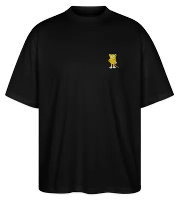 Produktbild von Spreadshirt Janosch Kleiner Tiger Stick Oversize Uni T-Shirt, M, Schwarz