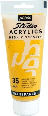 Produktbild von Transparente Acrylfarbe - Venediggelb - 100 ml