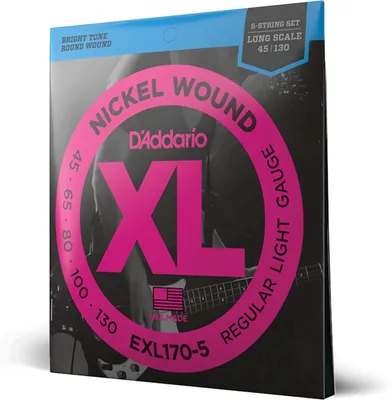 Obrázek produktu pro D'Addario EXL170-5 Struny pro 5-strunnou baskytaru