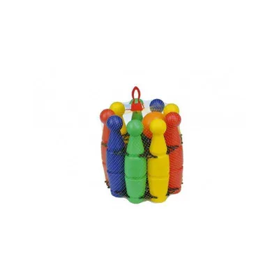 Produktbild von Großes Bowling-Set für Kinder, 9 Kunststoffkegel & 1 Ball, 24 cm Kegelhöhe