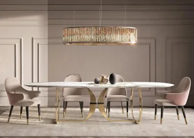 Produktbild von Edelstahl Esstisch Esszimmer Moderne Wohnzimmer Küche Tische Design Tisch Metall