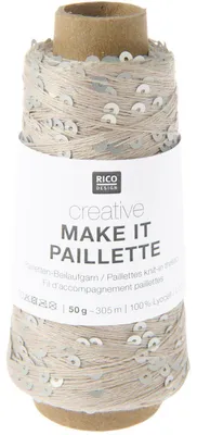 Produktbild von Rico - Creative Make It Paillette 0001 silber