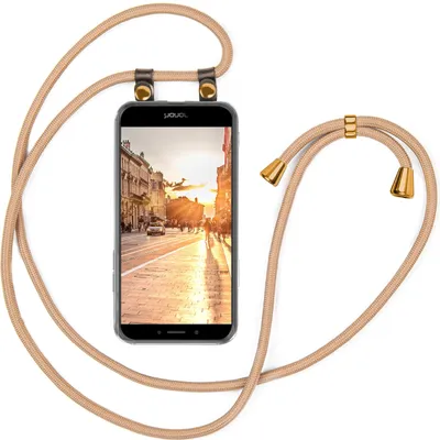 Produktbild von UMHÄNGEHÜLLE + KORDEL für Huawei Honor 6X, Farbe:Gold