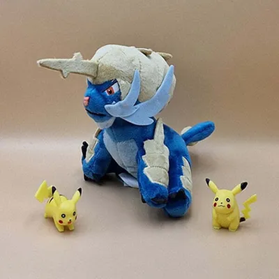 Produktbild von Pokemon Admurai Kuscheltier - 22 cm Plüschtier Samurott
