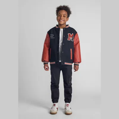 Image de Veste matelassée Minoti, noire, taille 128, pour garçon
