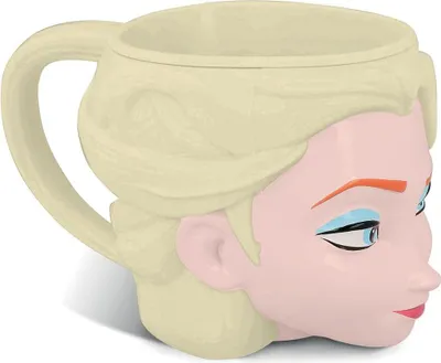 Produktbild von Tataway Disney Frozen 3D-Tasse mit ELSA-Motiv für Mädchen, 210 ml, mit Henkel