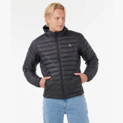 Produktbild von Rip Curl Anti Series Search Steppjacke mit Kapuze, schwarz, Größe XXL