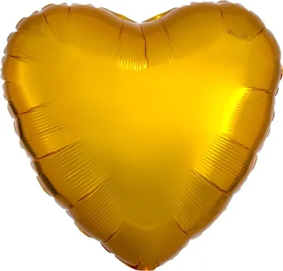 Zdjęcie produktu dla amscan HERZ GOLD METALLIC FOLIENBALLON FOLIENBALLON