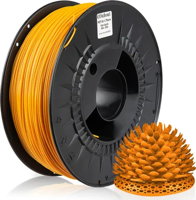 Produktbild von MIDORI® 3D Drucker 1,75mm PETG Filament 1kg Spule Rolle Premium Signalgelb RAL1003