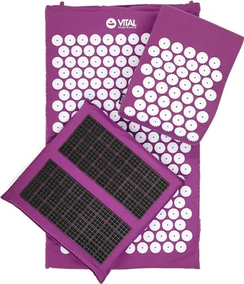 Produktbild von VITAL Akupressurmatte Deluxe-Set SPIKY aubergine